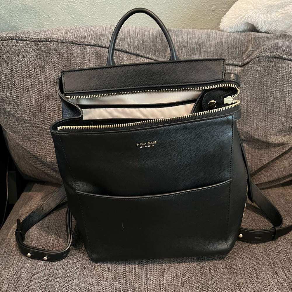 Mina Baie Harper Mini Backpack with strap